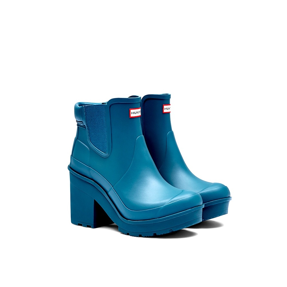 Hunter | Block Heel in Teal (7)